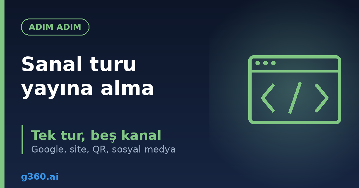 Sanal turu web sitesine gomme ve yayina alma rehberi kapagi