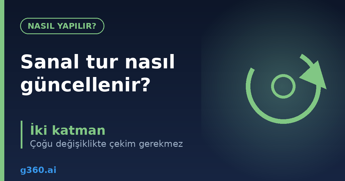 Sanal tur nasil guncellenir rehberi kapagi